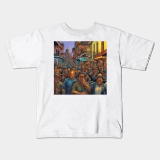 French Quarter and Mardi Gras Kids T-Shirt
